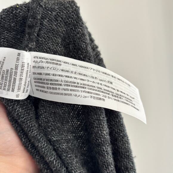 Abercrombie & Fitch Women's Gray Wool Blend Sweater Size Small - Picture 6 of 7